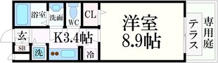 モナリエ青谷の物件間取画像